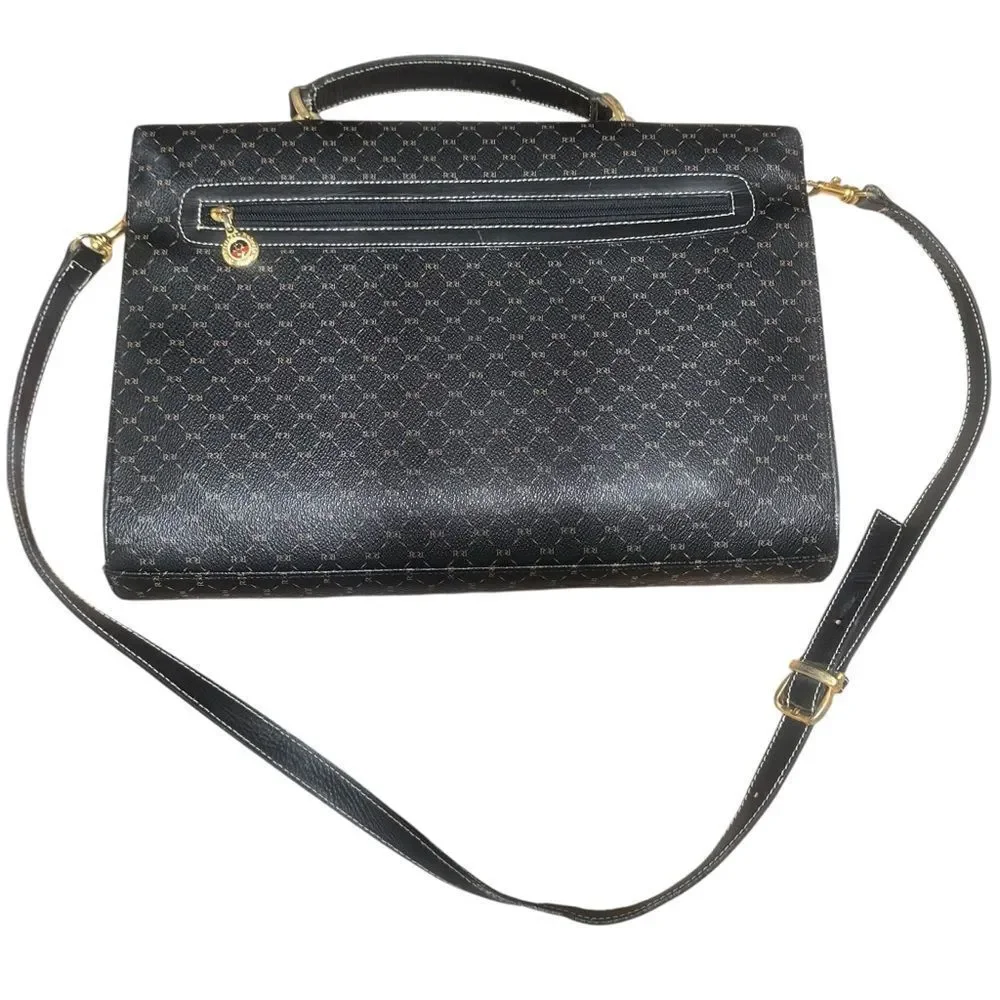 Ambassador Roberta Vintage Elegant Shoulder Briefcase Unisex